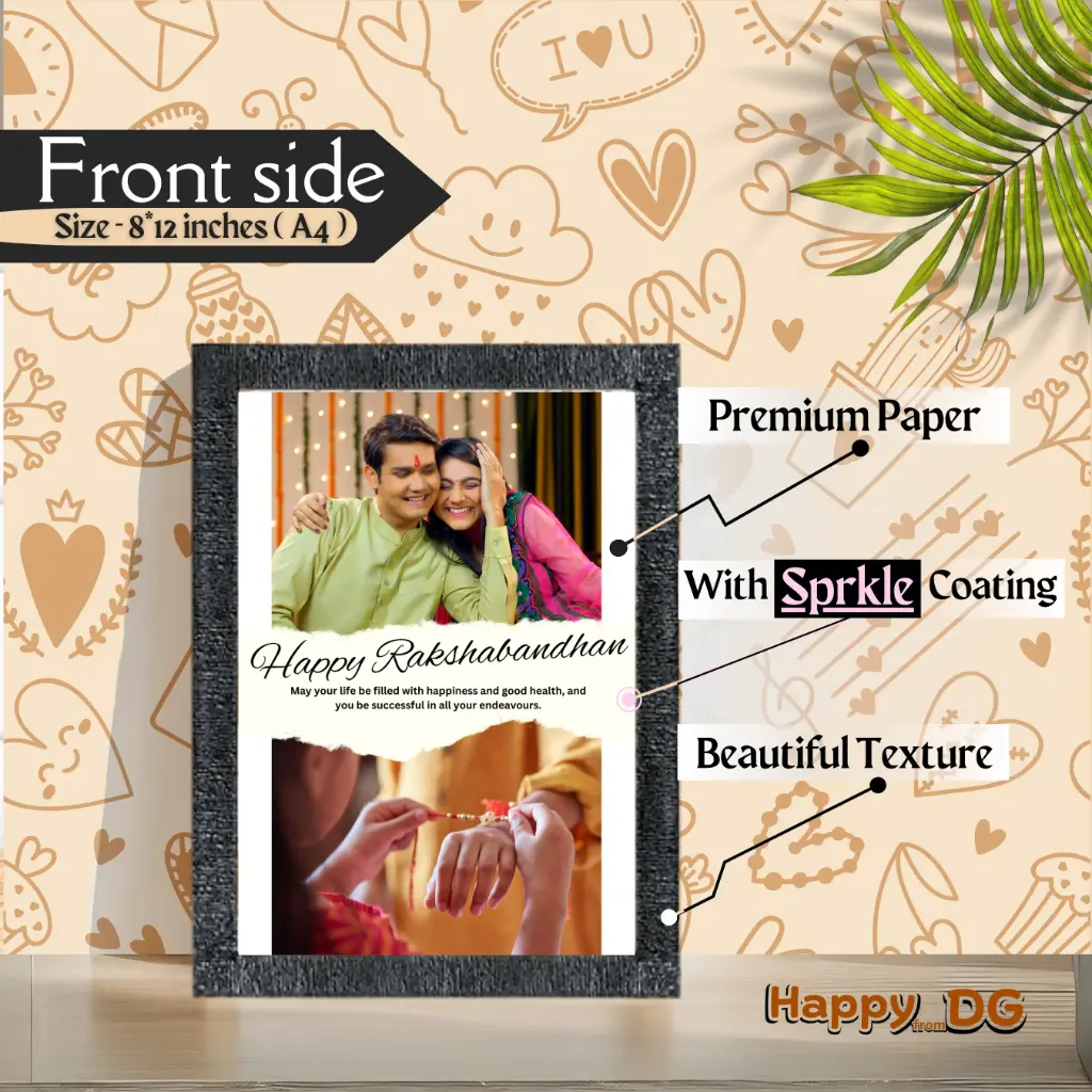 [Design 3] Custom Raksha Bandhan Frame