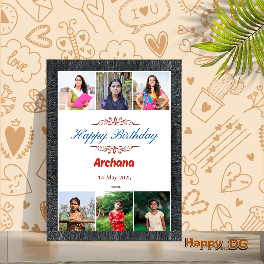 BirthDay Gifting Frame - dH