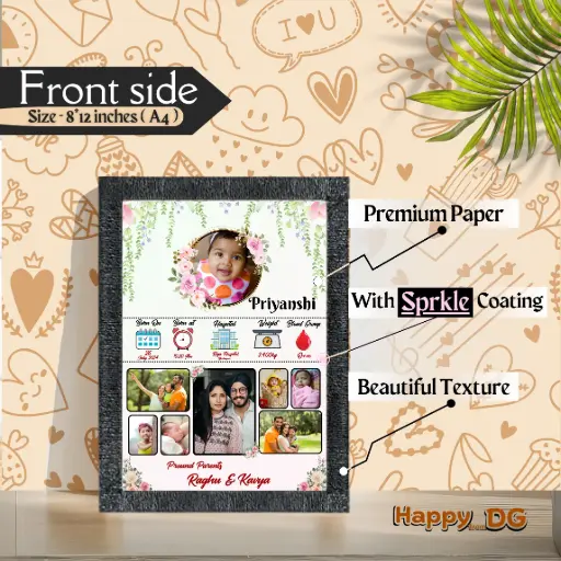 Baby born Photo Frame
