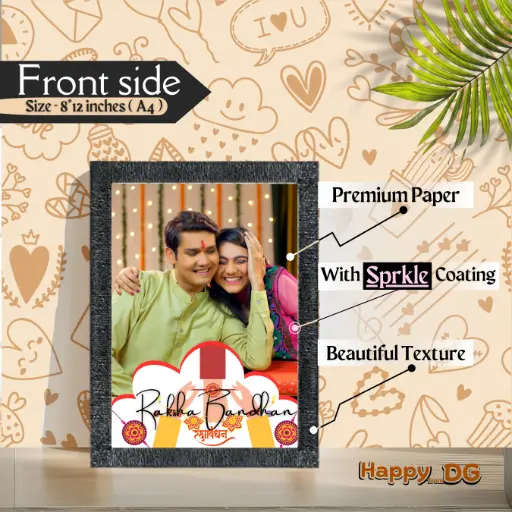 [Design 4] Custom Raksha Bandhan Frame