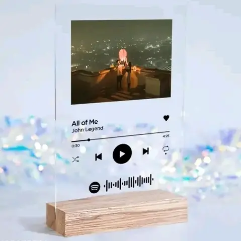Customized Spotify Song Plaque