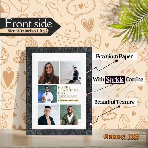 [T5] Custom Gift Frame for Teacher