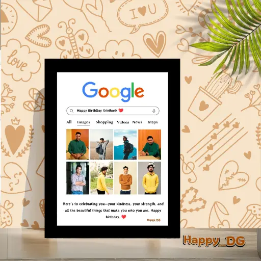 [Ggl-1] Personalized Google Search Frame – Best Gift for Him / Her