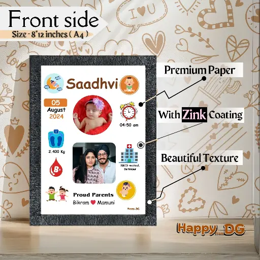 Baby born Photo Frame