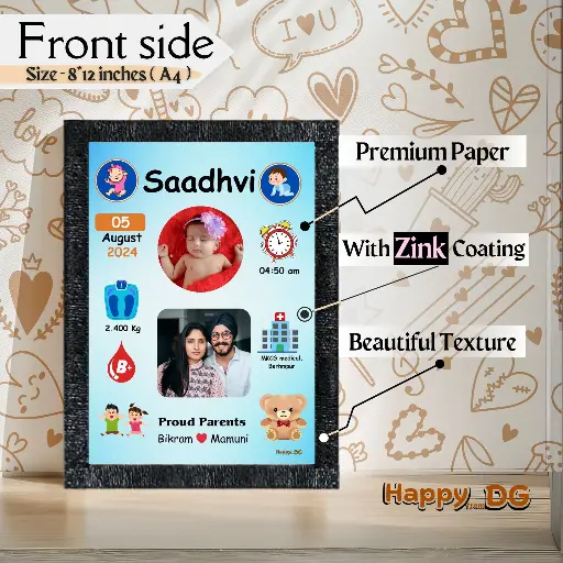 Baby born Photo Frame